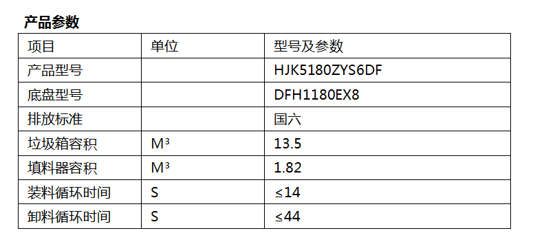 3、HJK5180ZYS6DF型压缩式垃圾车.png 3、HJK5180ZYS6DF型压缩式垃圾车.png